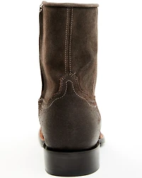 Moonshine Spirit Men's 8" Pancho Roughout Zipper Western Boots - Square Toe