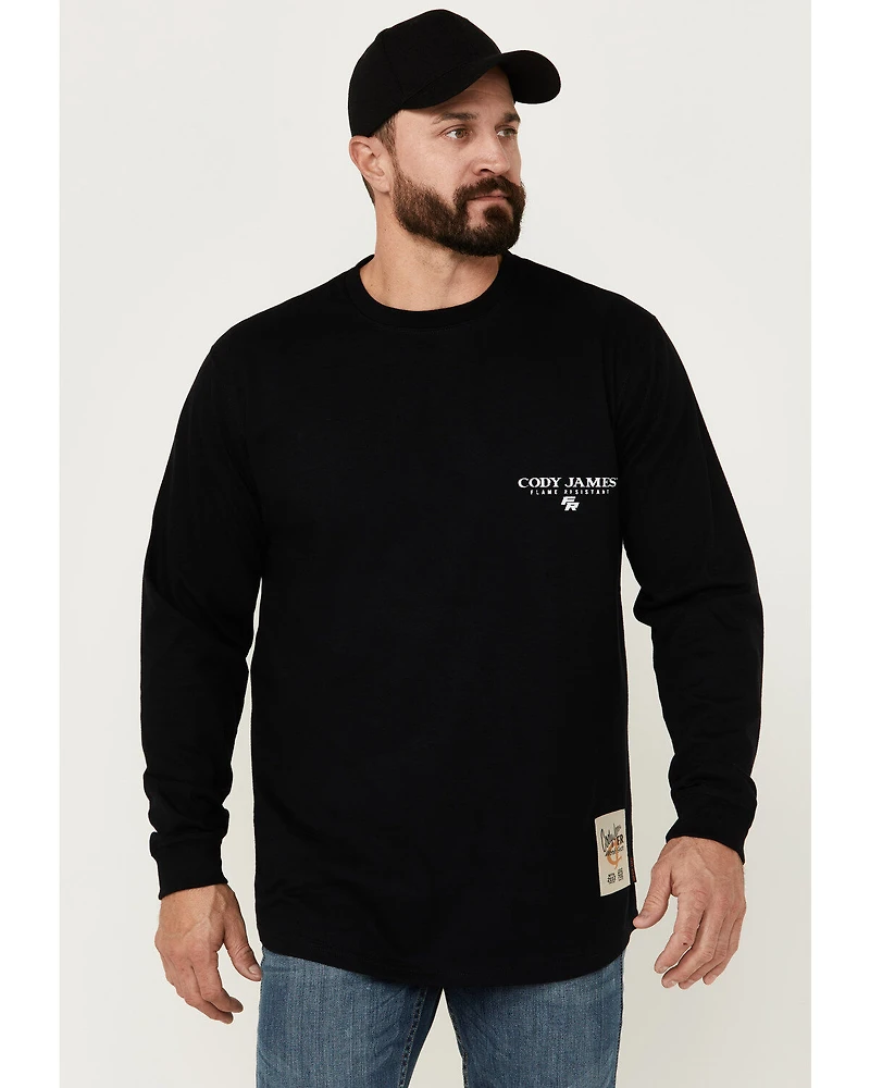 Cody James Men's FR Graphic Long Sleeve Work T-Shirt
