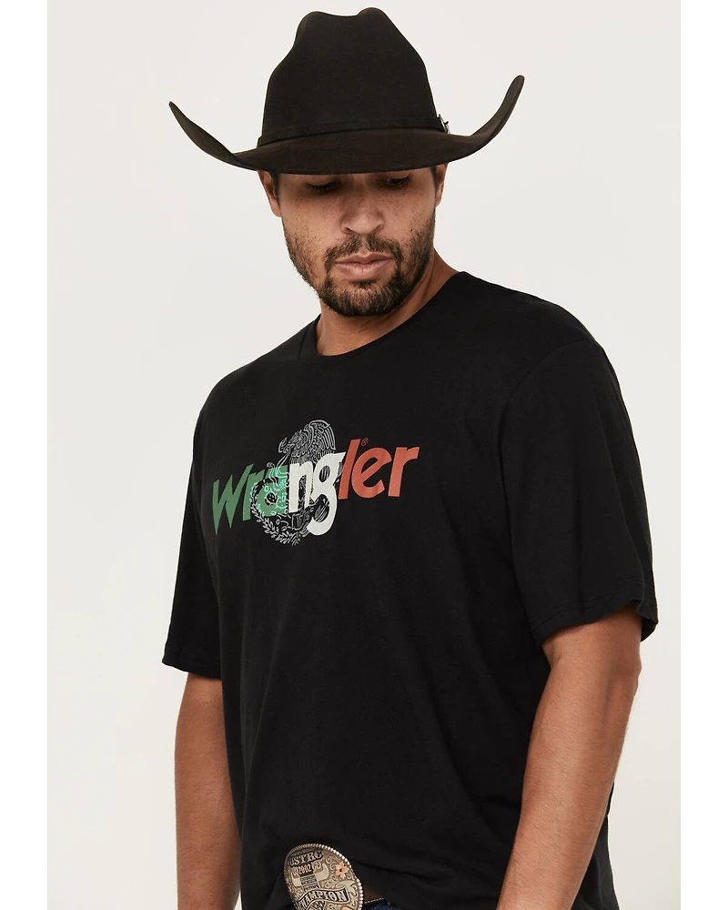 Wrangler Men's Mexico Logo Short Sleeve Graphic T-Shirt