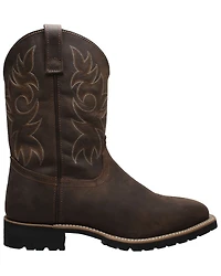 Ad Tec Men's Brown Western Work Boots - Steel Toe