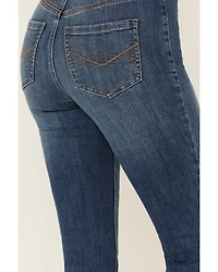 Idyllwind Women's Dark Wash Outlaw Super High Rise Bootcut Stretch Denim Jeans
