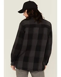 Carhartt Women's Rugged Flex® Loose Fit Heavyweight Duck Long Sleeve Button-Down Shacket