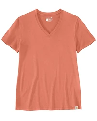 Carhartt Women's Relaxed Fit Lightweight Short Sleeve V-Neck T-Shirt