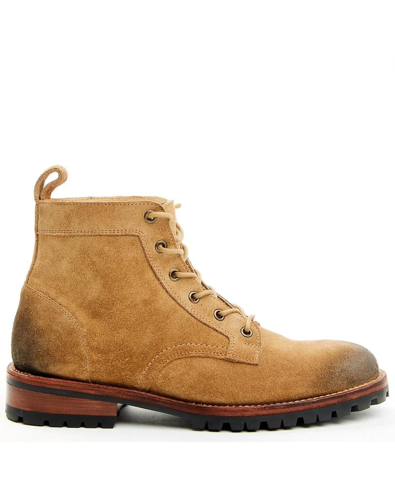 Brothers and Sons Men's Countryman Suede Casual Boots - Round Toe