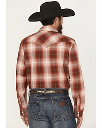 Pendleton Men's Frontier Plaid Print Long Sleeve Snap Western Shirt