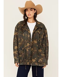 Free People Women's Arya Utility Camo Print Jacket