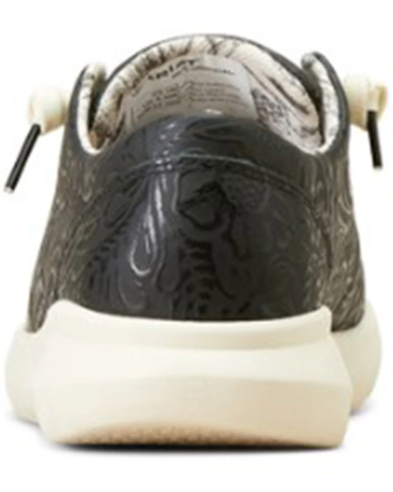 Ariat Women's Hilo Floral Embossed Casual Shoes - Moc Toe