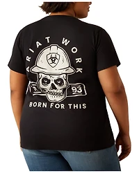 Ariat Women's Rebar Born For This Short Sleeve Graphic Work Tee - Plus