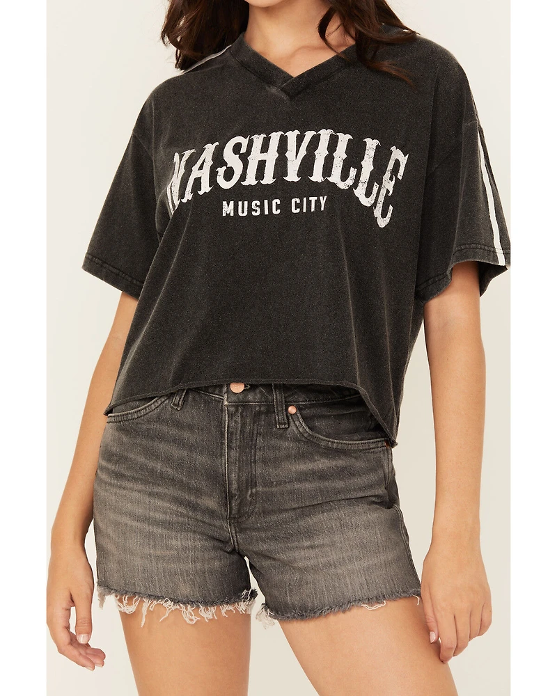 Youth Revolt Women's Nashville Varsity Short Sleeve Graphic Tee