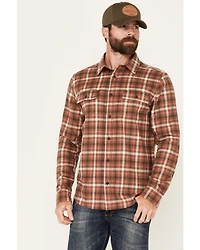 Brothers and Sons Men's Bosque Everyday Plaid Print Long Sleeve Button Down Flannel Shirt
