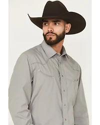 Roper Men's Desert Embroidered Long Sleeve Snap Stretch Western Shirt
