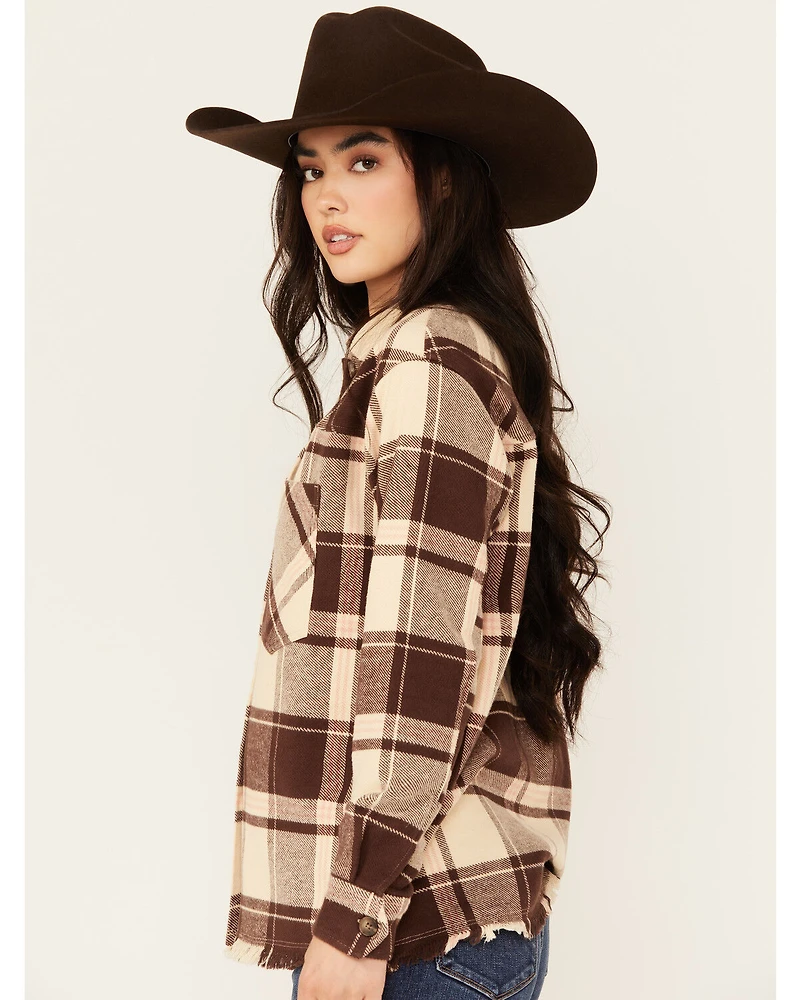 Cleo + Wolf Women's Dante Plaid Print Flannel Shirt