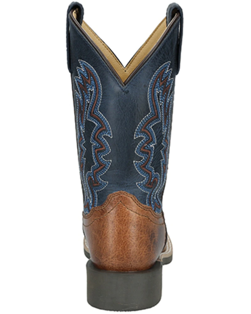 Smoky Mountain Little Boys' Rustler Western Boots - Broad Square Toe