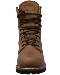 Ad Tec Men's 9" Waterproof Logger Work Boots - Soft Toe