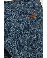 Rock & Roll Denim Women's High Rise Reversible Button Flare Stretch Jeans