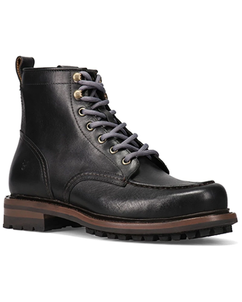 Frye Men's Hudson Lace-Up Work Boots - Round Toe
