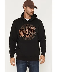 Moonshine Spirit Men's Whiskey Barrel Logo Hooded Sweatshirt