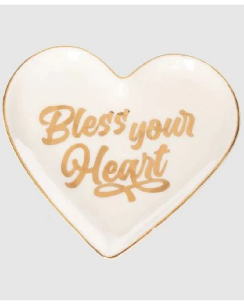 Totalee Gift Bless Your Heart Trinket Tray