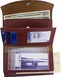 Western Express Women's Leather Organizer Wallet