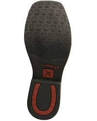 Twisted X Boys' Top Hand Leather Western Boots - Broad Square Toe