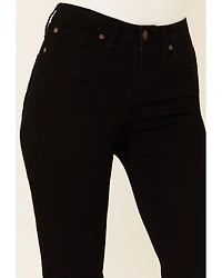 Shyanne Women's Seamed Pockets Mid Rise Bootcut Jeans
