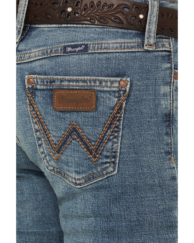 Wrangler Girls' Flare Stretch Denim Jeans