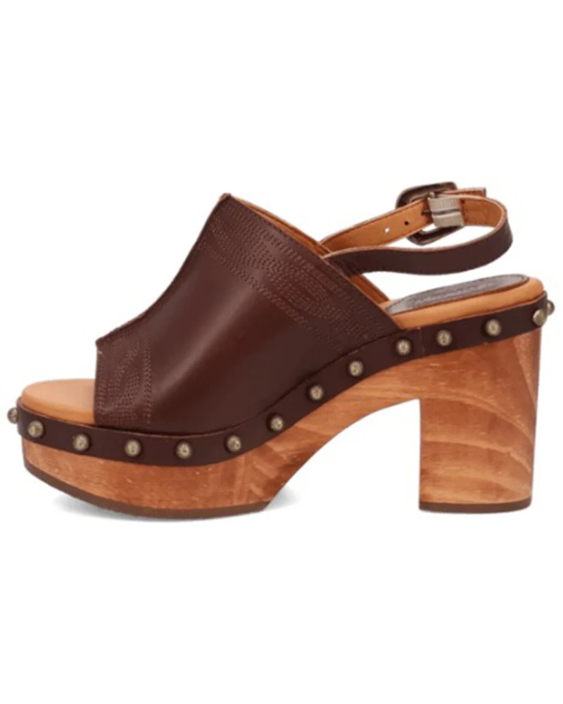 Dingo Women's Clover Wooden Sandals