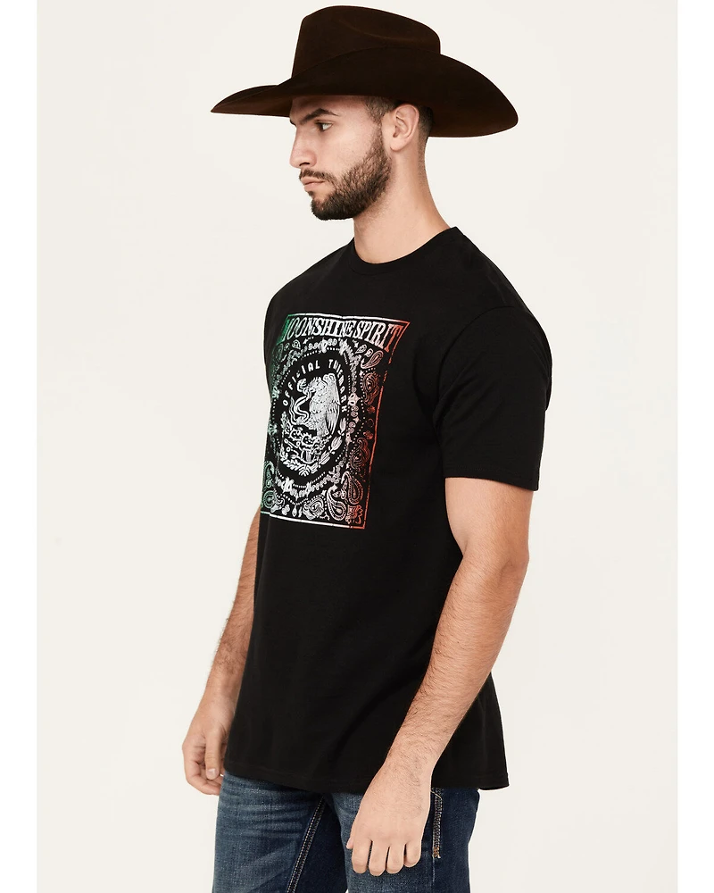 Moonshine Spirit Men's Official Trademark Short Sleeve Graphic T-Shirt