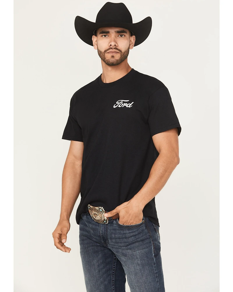 Buckwear Men's Ford Camo Flag Short Sleeve Graphic T-Shirt