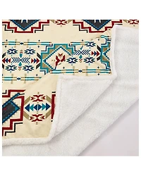 HiEnd Accents Spirit Valley Campfire Sherpa Throw