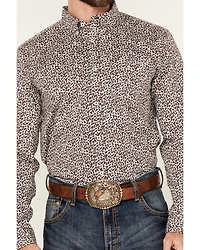 Cody James Men's Country Paisley Print Long Sleeve Button-Down Stretch Western Shirt