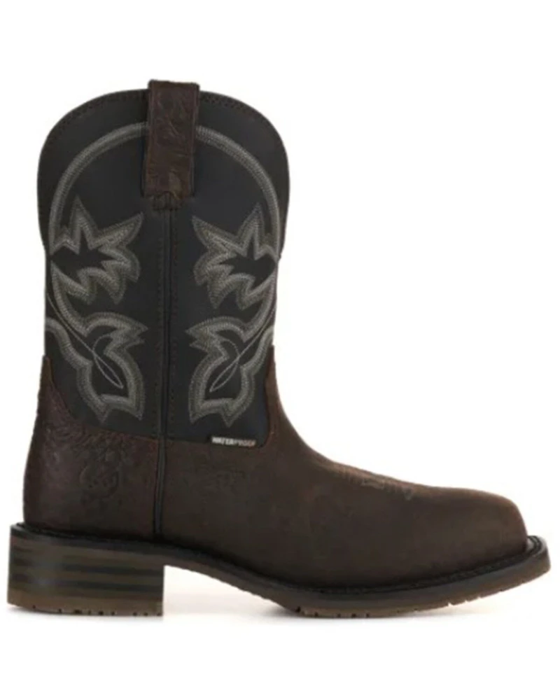 Double H Men's 10" Deep Scallop Waterproof Work Boots - Composite Toe