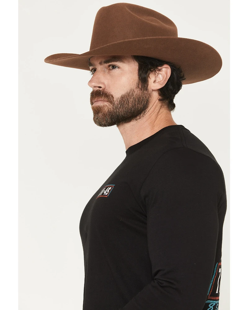 RANK 45® Men's Rodeo Tradition Long Sleeve Graphic T-Shirt