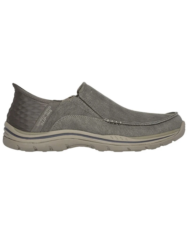 Skechers Men's Cayson Slip-Ins Relaxed Fit Casual Shoes - Moc Toe