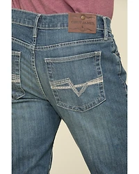Cody James Men's Stone Cold Wash Jackson Slim Straight Stretch Denim Jeans