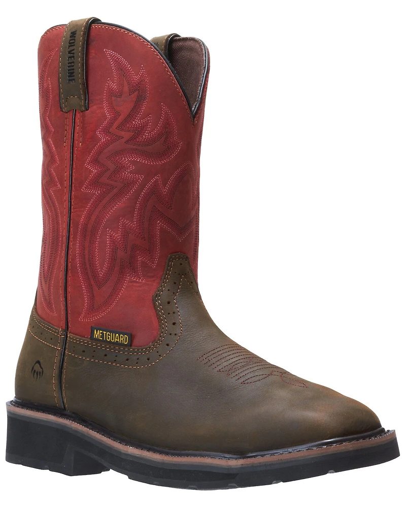Wolverine Men's Rancher Western Work Boots - Steel Toe
