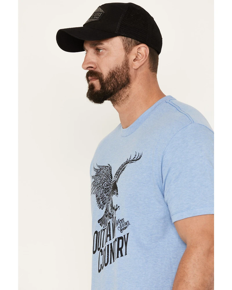 Moonshine Spirit Men's Soaring Eagle Short Sleeve Graphic T-Shirt