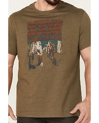 Brothers and Sons Men's Olive Zion National Park Graphic Short Sleeve T-Shirt