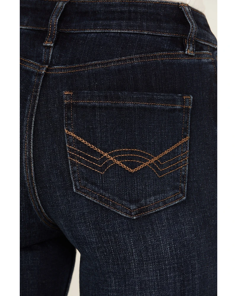 Idyllwind Women's Legend High Rise Seamed Bootcut Comfort Stretch Denim Jeans