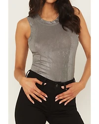Revel Women's Silver Shimmer Tank