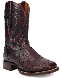 Dan Post Men's Alamosa Exotic Ostrich Western Boots - Broad Square Toe