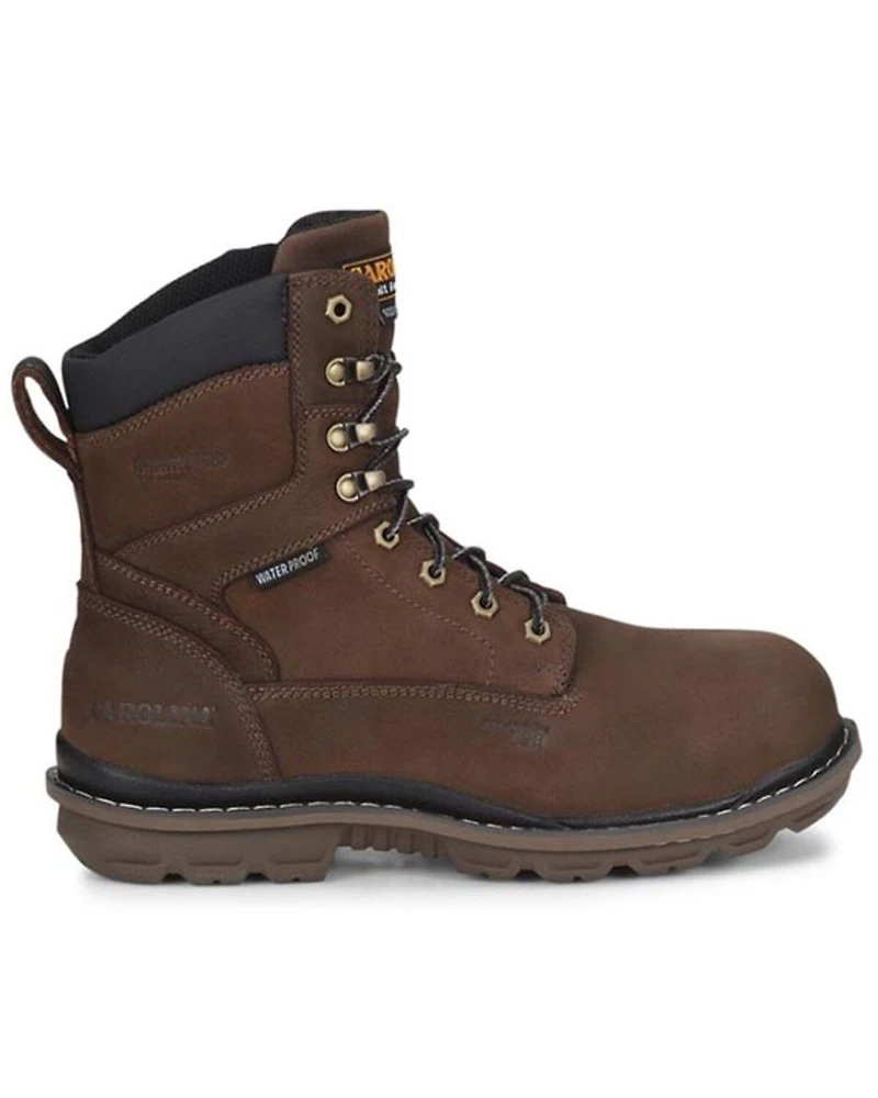 Carolina Men's 8" Dormite Insulated Waterproof Work Boots - Composite Toe