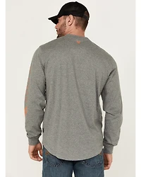 Hawx Men's Logo Long Sleeve Knit Work T-Shirt - Tall