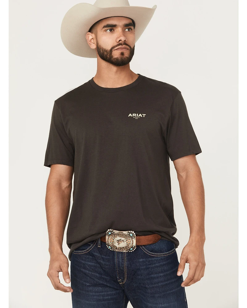 Ariat Men's Explore Circle Logo Short Sleeve Graphic T-Shirt