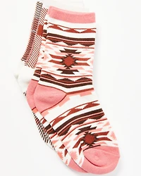 Shyanne Girls' 2-Pack Novelty Crew Socks