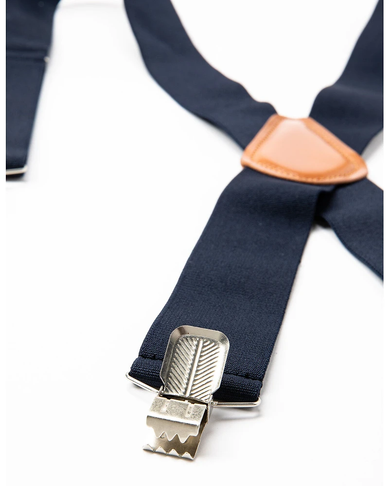 Hawx Men's Navy Work Suspenders