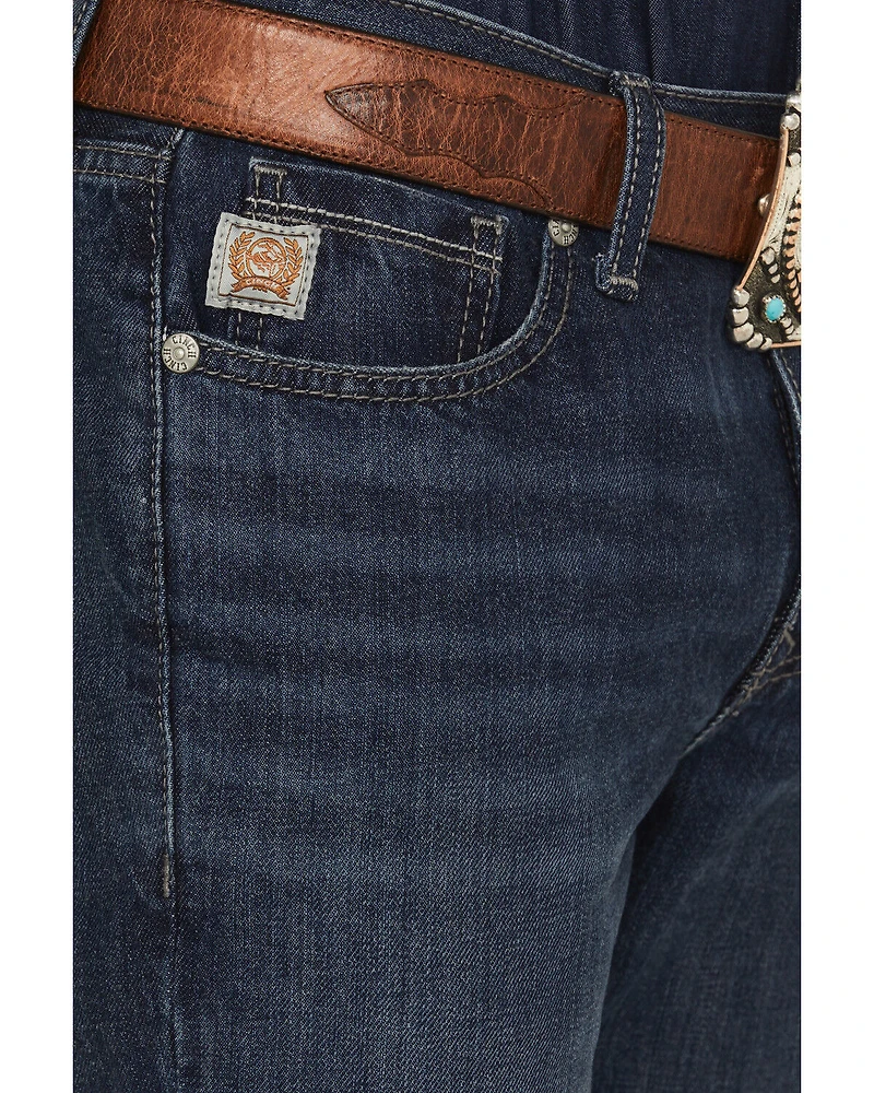 Cinch Men's Ian Dark Wash Slim Boot Denim Jeans