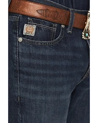 Cinch Men's Ian Dark Wash Slim Boot Denim Jeans