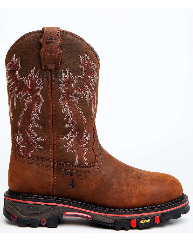 Cody James Men's Decimator Dirty Dog Pull On Work Boots - Composite Toe