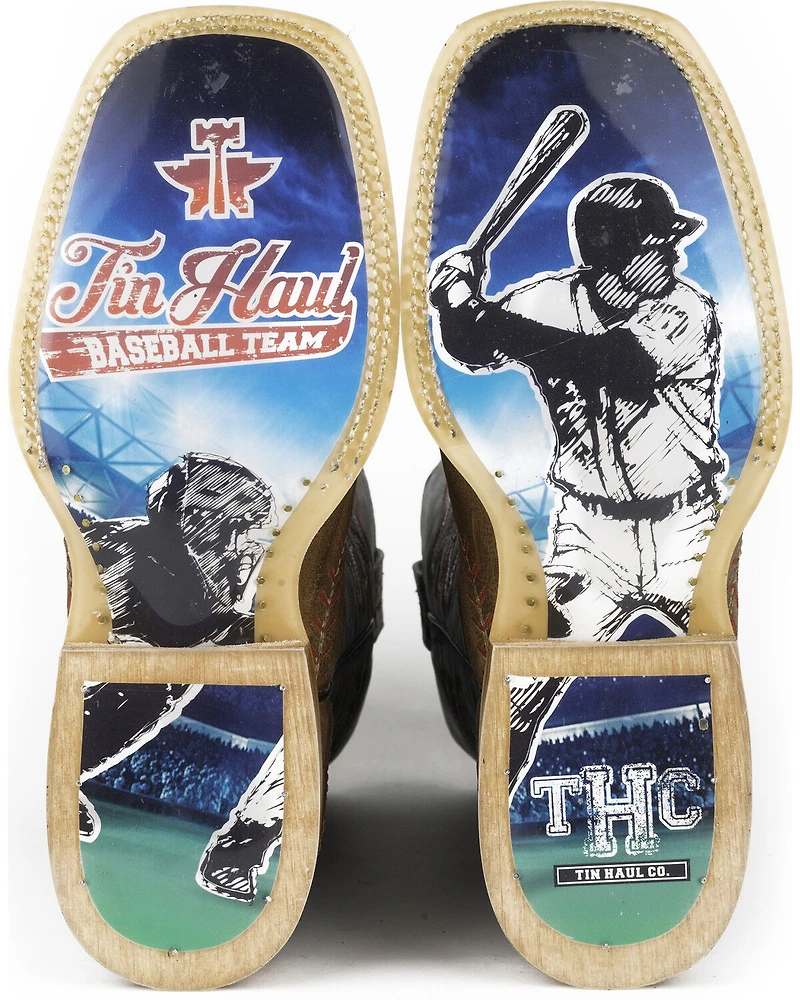 Tin Haul Men's Slugger Western Boots - Broad Square Toe